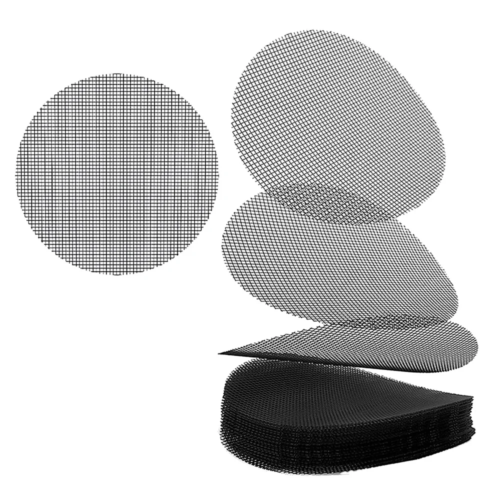 

Сетчатый коврик, сетчатая пробка для горшков, защита от утечки почвы, 50 шт., 10 см/15 см, дышащий полиэстер, инструмент для садоводства, портатив...