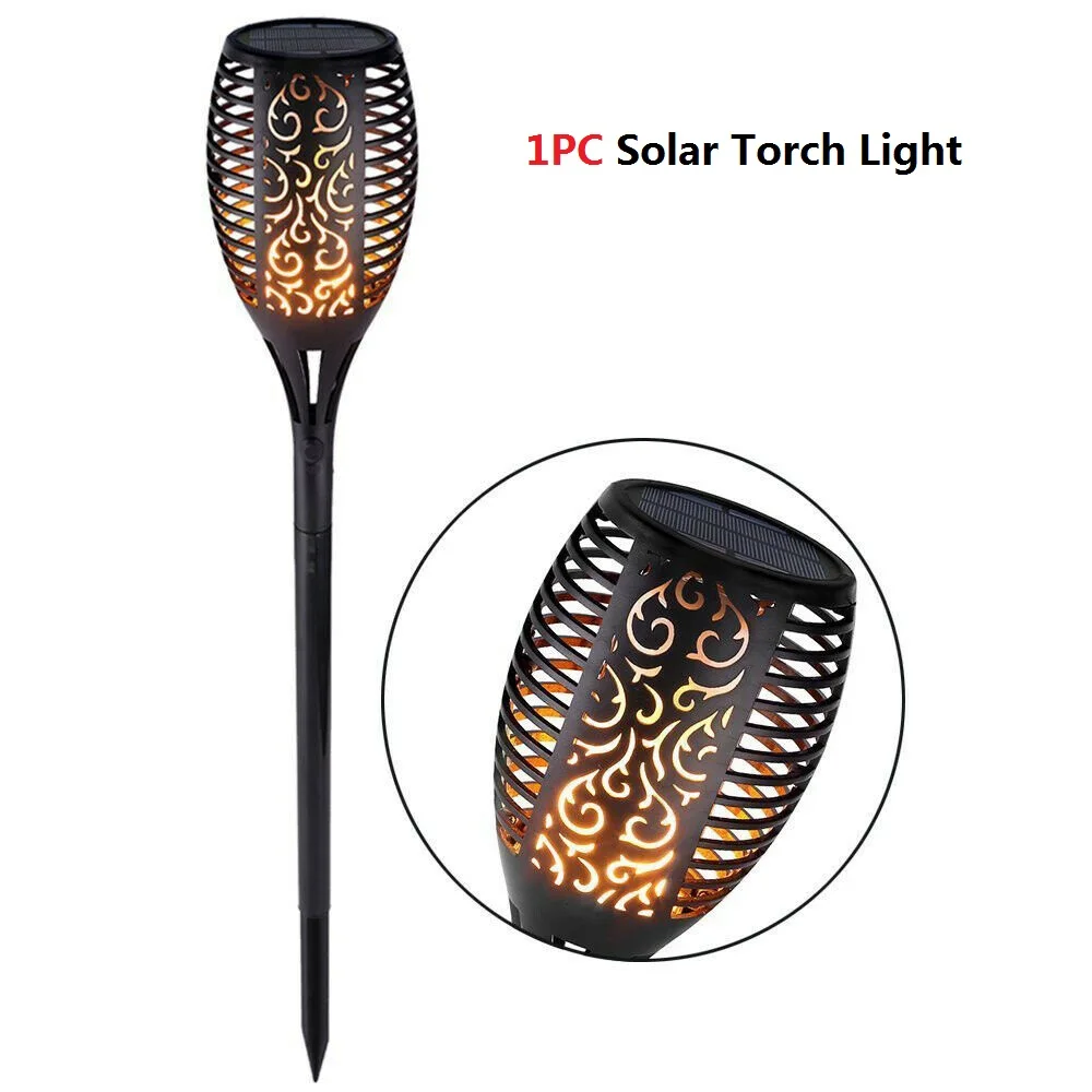 33LED Mpow пламя солнечный светильник s 2 шт./лот Танцующая Мерцающая лампа водонепроницаемый солнечный светильник садовые светильники для дорожки Газон лампа - Испускаемый цвет: 1Pcs