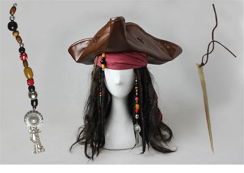 Костюм для косплея пиратов Джека Спарроу взрослых мужчин Хэллоуин woemn