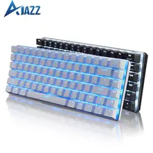 Проводная Механическая клавиатура Ajazz AK33 игровая с 82 клавишами