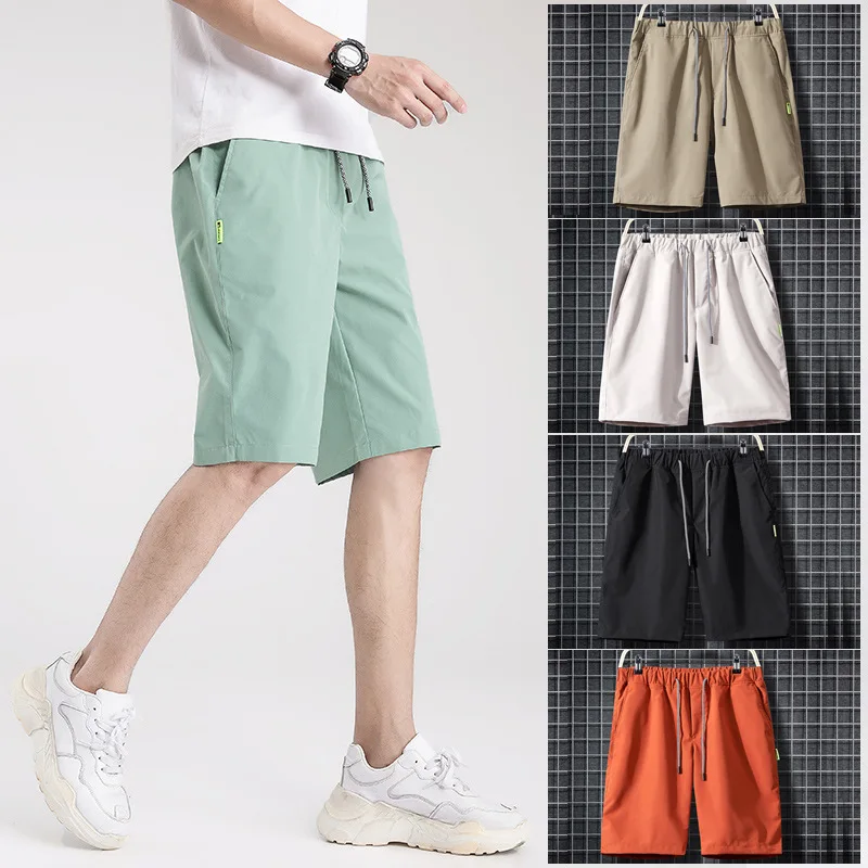 

Men's Summer Casual Shorts Men Solid Beach Running Shorts Jogger Fashion Boardshorts Man Short Pants Streetwear Male Clothing