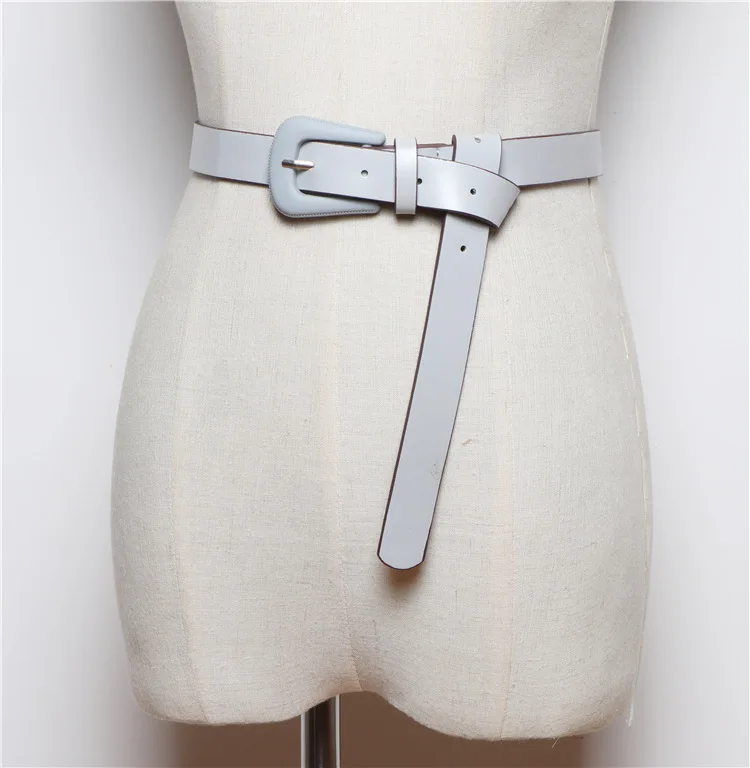 WKOUD EAM новинка 2020 летний ремень с металлической пряжкой кожаный для женщин модный