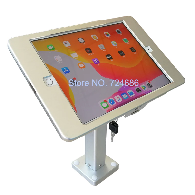 

Настольное крепление для iPad, столешница с фиксацией, Противоугонный корпус, подставка для дисплея, держатель для 9,7/10,2/10,5/10,9/11/12 дюймов