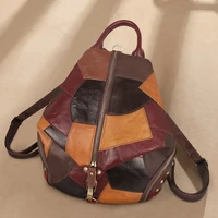 cobbler legend 2021 fashion womens backpack vintage genuine leather female travel bags casual shoulder bag for studentteenage