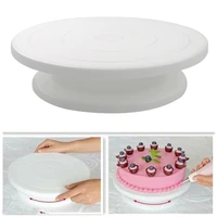 28cm cake turntable stand cake decoration accessories diy mold rotating stable anti skid round cake table kitchen baking tools