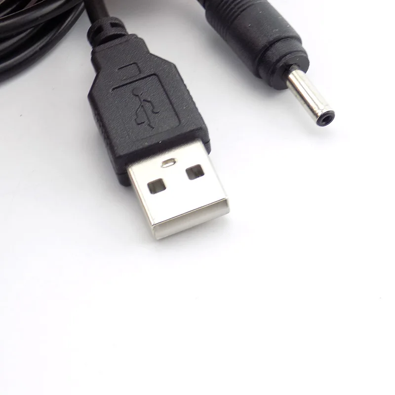 Универсальный кабель питания постоянного тока 3,5 мм USB зарядное устройство зарядный кабель провод для 18650 аккумуляторных батарей для фонарика Фонарь налобный фонарь