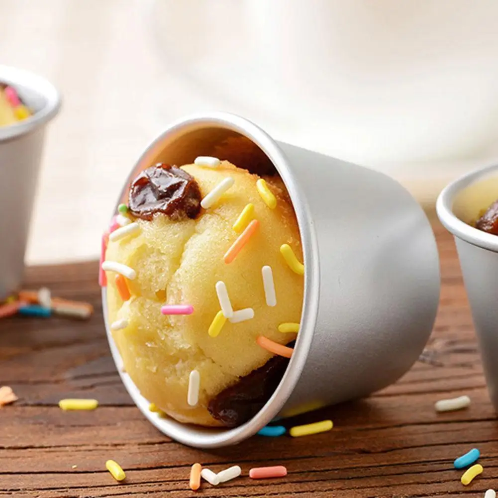 

New Nonstick Mini Anodized Individual Tumblers Popovers Cooking DIY Chocolate Molten Pans Molds Pudding Baking For Dessert S0K5