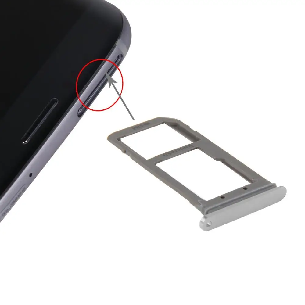 Для Galaxy S7 Edge/G935 лоток для sim карт и памяти Micro SD запасная часть слот