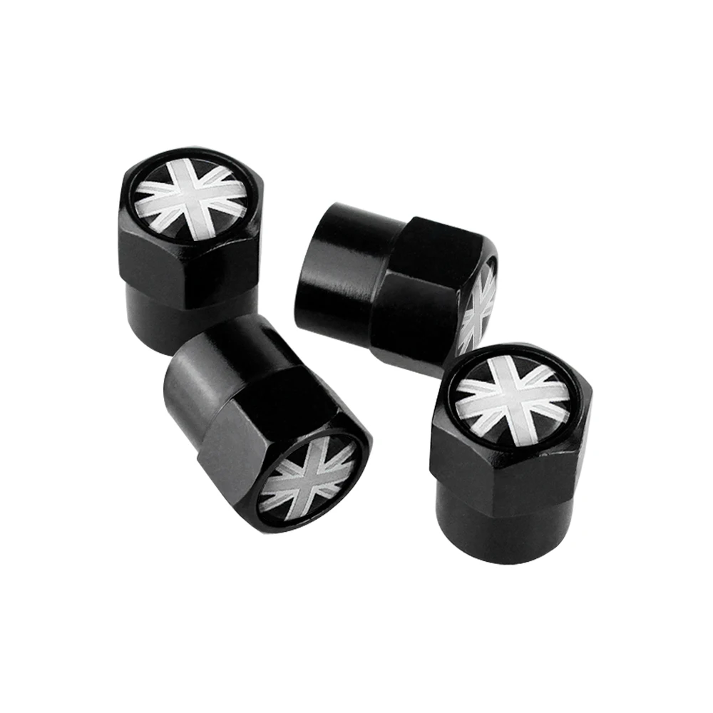 Для британский флаг логотип крышки стержня вентиля шины Стикеры аксессуар для