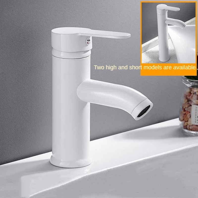 

Copper Faucet Bathroom Washbasin Sink Basin Single Cold Faucet