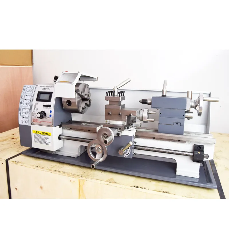 Металлический токарный станок WM210V/850 Вт бесщеточный двигатель со стальным
