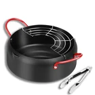 Глубокая Сковорода для жарки в японском стиле, сковорода для жарки Tempura, каменная сковорода Maifan, сковорода для блинов, стейков, гриля, фритюрница, кухонные инструменты для готовки