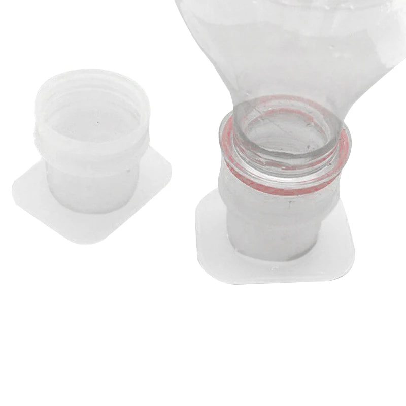 

3* Plastic Bee Water Feeders Drinking Fountain Equipments Beekeeping Tools White