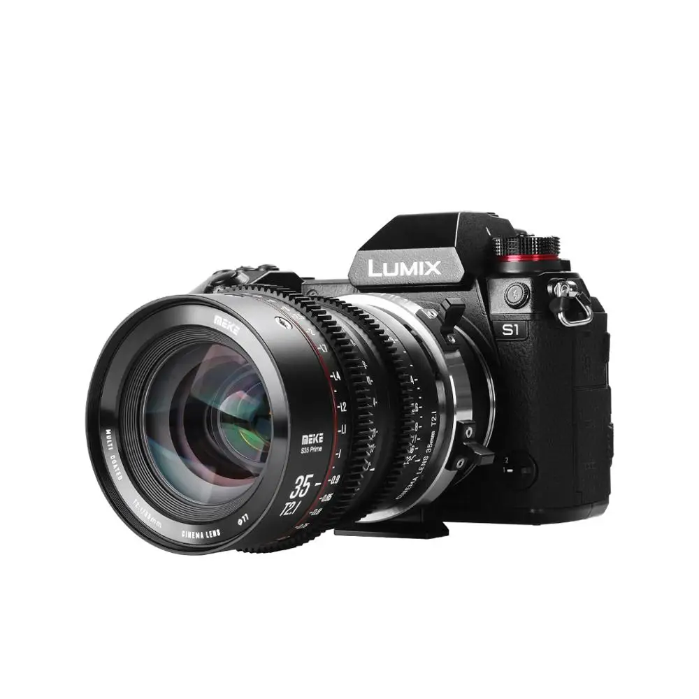 

Meike Prime 35mm T2.1 Super 35 Frame Cinema Camera Systems for PL-Mount Cameras