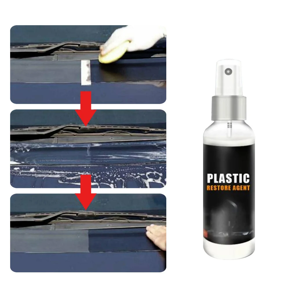 

Car Interior Plastic Part Retreading Agent Car Maintenance Rubber Leather Restorer Refurbishment Dashboard Seat Coating Cleaner