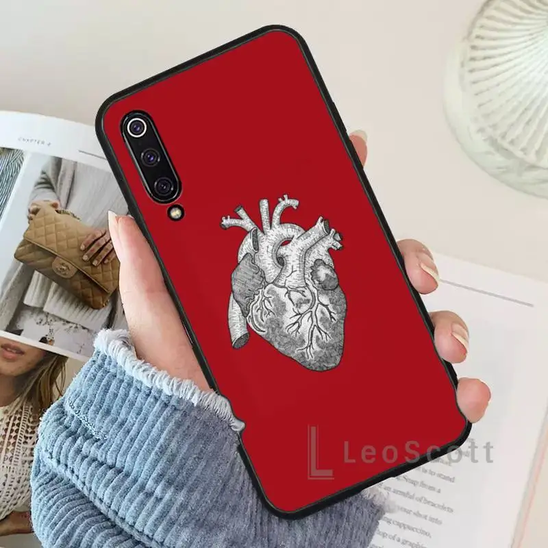 

Human Organs Heart Meridian Phone Case For Xiaomi Redmi 7 9t 9se k20 mi8 max3 lite 9 note 8 9s 10 pro