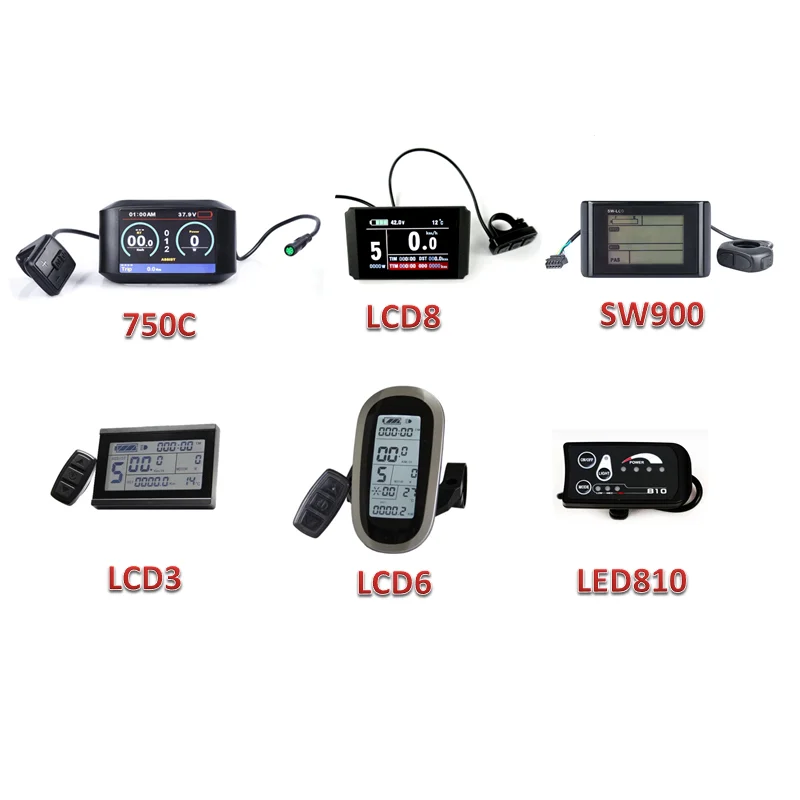 Электродвигатель DPC18 P850C 750C 500C SW102 C965A C961 для велосипеда BAFANG/Ebike BBS02B BBS01B BBSHD с ЖК