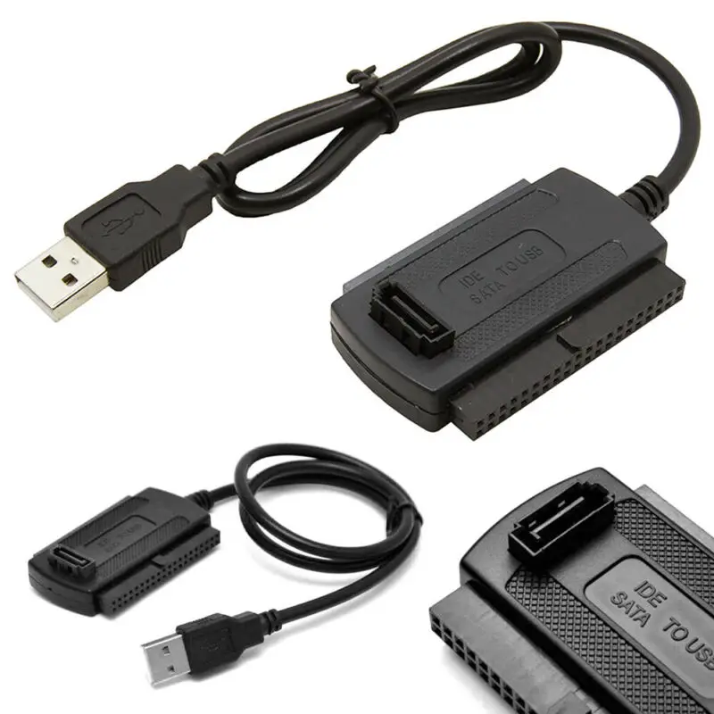 

IDE SATA to USB 2.0 Adapter Converter 2.5 3.5 Inch For Hard Drive Box Data Cable