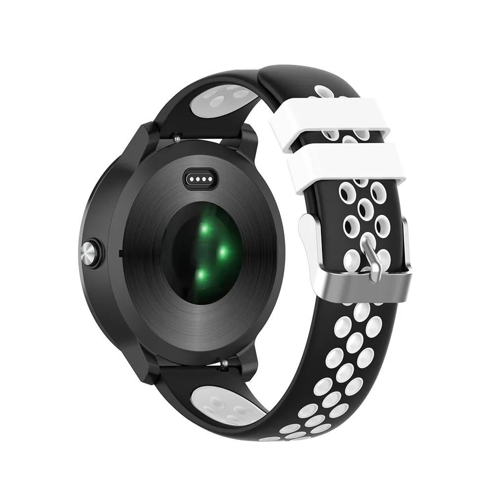 Силиконовый ремешок 20 мм для Garmin VIVOMOVE 3/HR Sport для samsung Galaxy Watch 42 мм R815 для Timex Weekender/Expedition