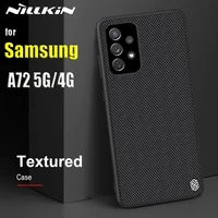 nillkin case for samsung a72 4g textured nylon fiber durable non slip shockproof phone back cover for galaxy a72 5g capa funda