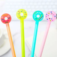 20pcs cool funny pens kawaii cute donut gel pen blue kawai stationery store school supply office accessory thing material item