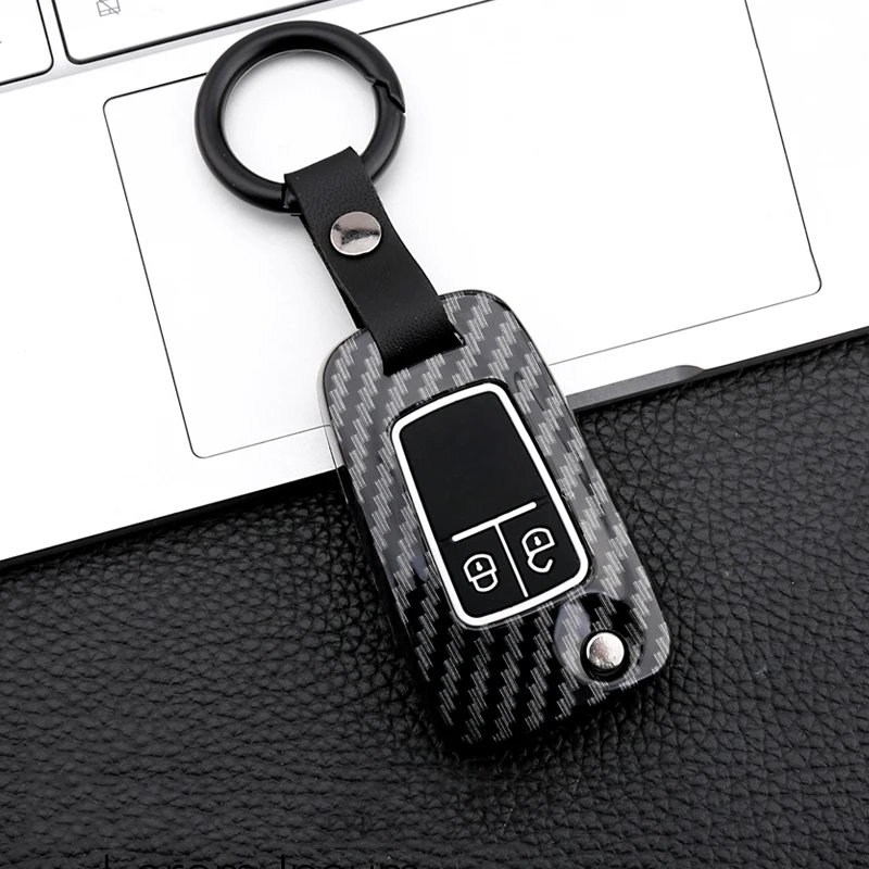 Чехол для автомобильного ключа с узором из углеродного волокна Chevrolet Buick Cruze Aveo Trax