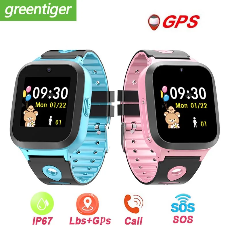 Умные часы Q27 SOS водонепроницаемые с GPS местоположением функцией вызова Детские