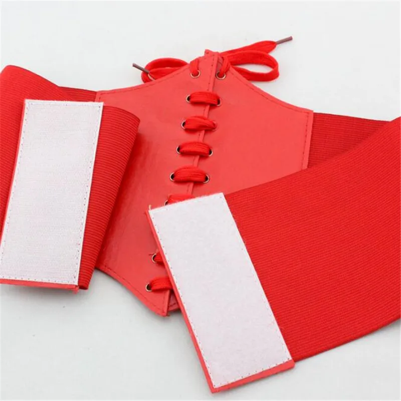 

2021 Corset Wide Belts Pu Leather Slimming Body Belts For Women Elastic Waist Belts Cinto Sobretudo Feminin Ceinture Femme Fajas