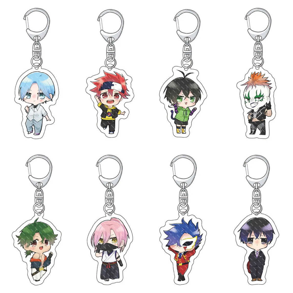 

Wholesale Anime SK8 The Infinity Cosplay Reki Miya Snow Cherry Blossom Cute Keychain Car Bag Pendant Fans Collection Props Gift