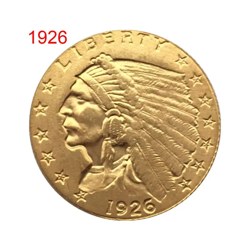 Позолоченные 1908/1926 Античная нам памятные старые монеты коллекционные Ремесла