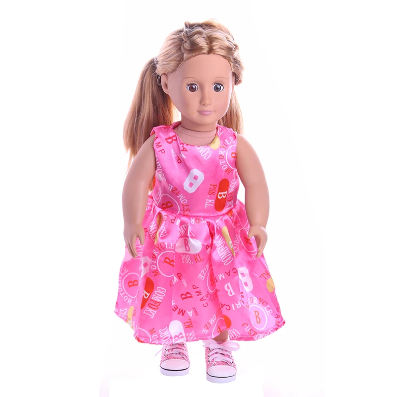 

Doll Accessories 43 cm Reborn Baby Doll Dress, 18-inch American Doll Clothes, Childrens Christmas Gifts, Childrens Toys