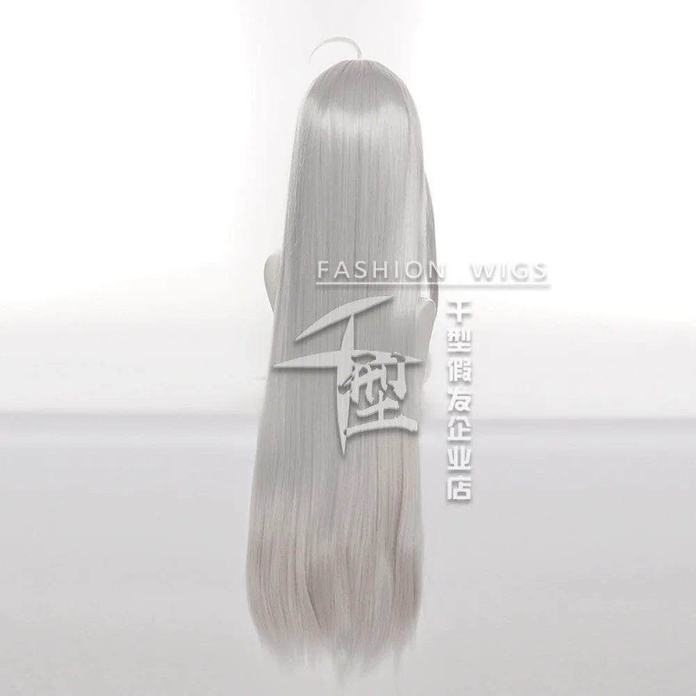Парик для косплея по мотивам аниме честь королей серебристый из синтетических