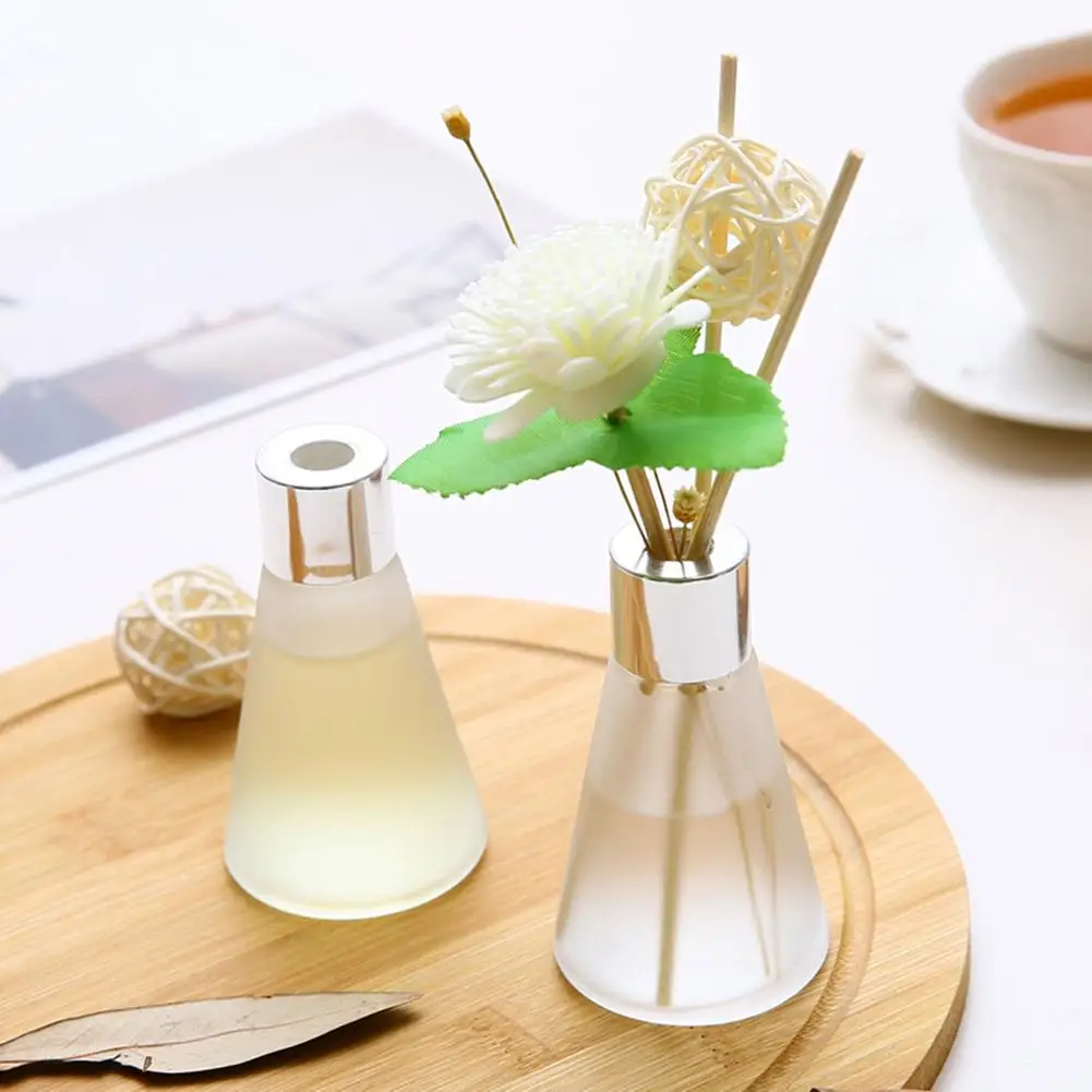 50ml Glass Bottles Reed Diffuser Sticks Essential Oil Air Freshers Flameless Aromatherapy Home Air Freshener Perfume Set | Дом и сад