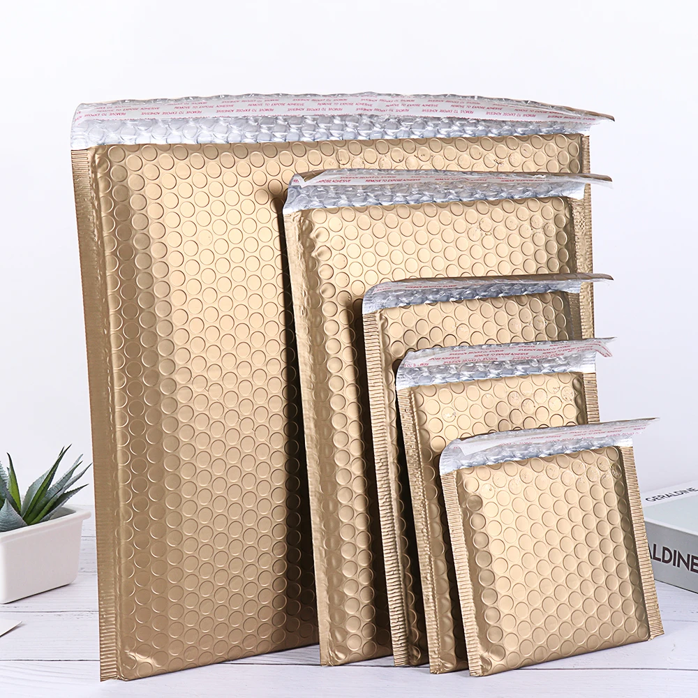 5 шт. лазерные серебристые золотые почтовые конверты водонепроницаемые