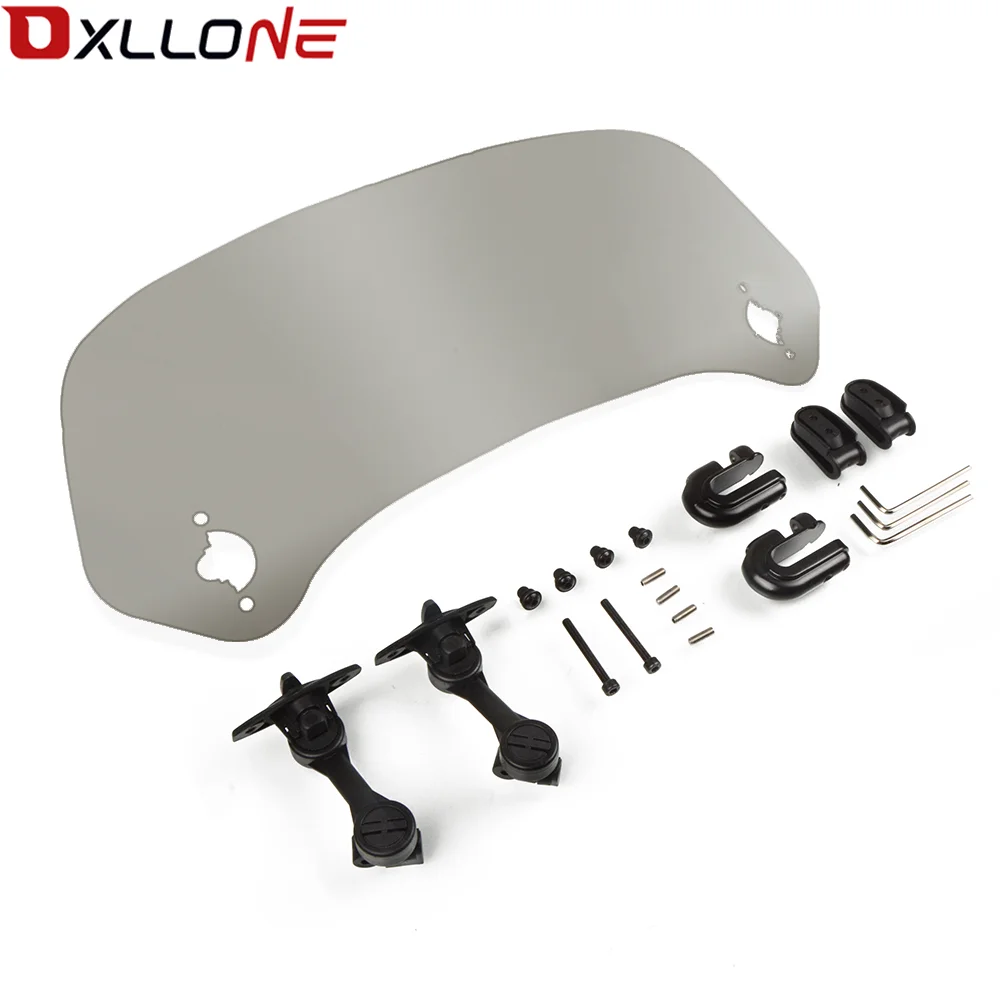 Универсальный мотоциклетный Регулируемый ветровой экран спойлер на лобовое