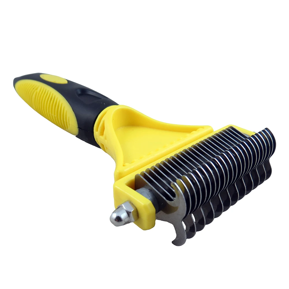 Триммер для стрижки собак кошек устройство удаления шерсти массажная расческа