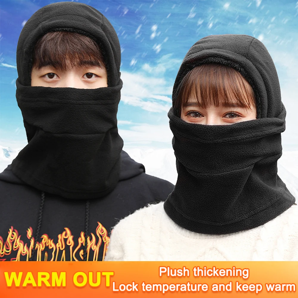 

Зимний ветрозащитный шарф для лица для езды на велосипеде теплый флисовый капюшон маска Шарф для езды на мотоцикле Защита лица чехол для го...