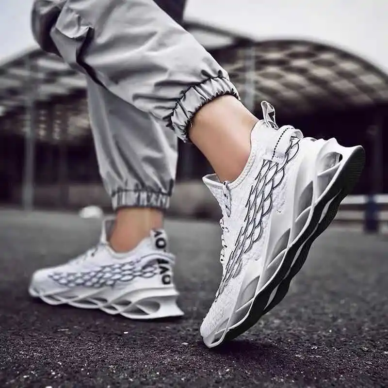 

2021 Summer Men's Sneakers Mesh Breathable Big Size Casual Shoe For Men Light Walking No-slip Sneakers Tennis Shoe
