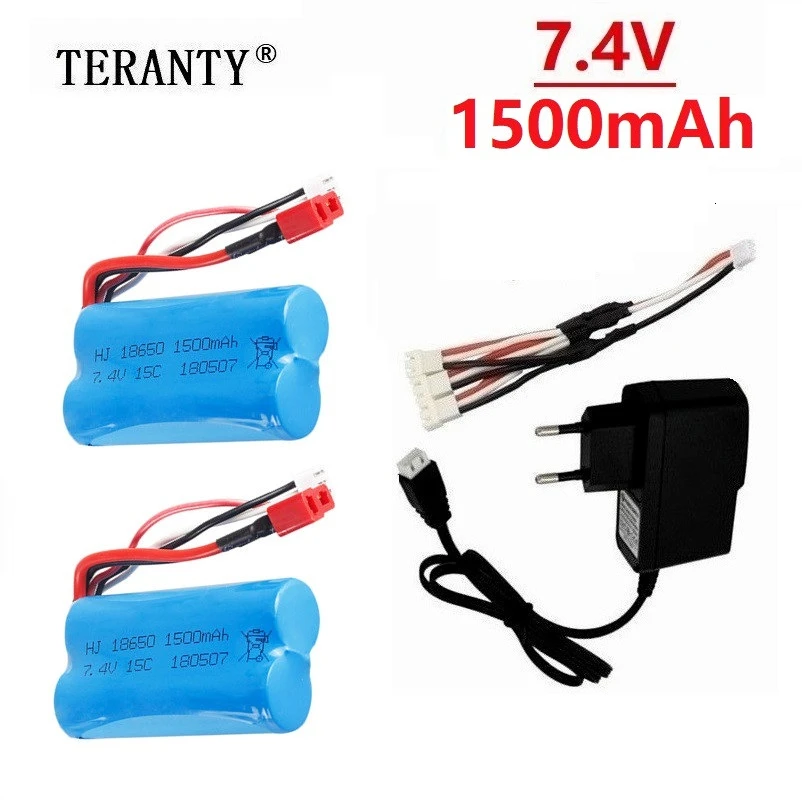 (С t образной вилкой) 7 4 V 1500mAh литий полимерный Батарея зарядное устройство набор