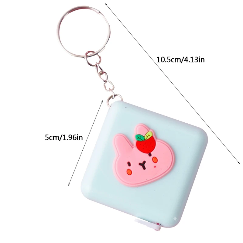 

Portable Cute Cartoon Double Side Scale Sewing Tailor Tape Measure Retractable Soft Flat Sewing Clothes Home Ruler