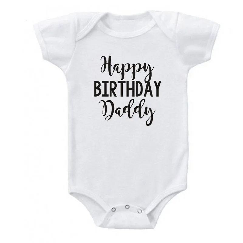 Боди для новорожденных с надписью на день рождения | Мать и ребенок