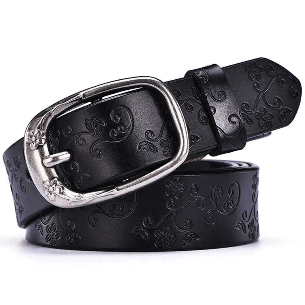 Женский винтажный ремень из воловьей кожи с металлической пряжкой 2 8 см|Женские