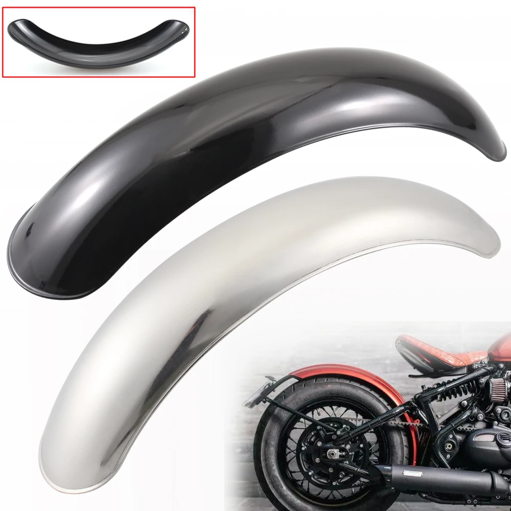 Motorcycle Rear Metal Cafe Racer Mud Flap Splash Guard Retro Mudguard For Harley Bobber Chopper