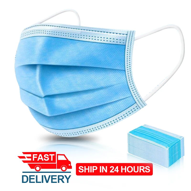 Респираторная маска против пыли одноразовые маски для лица с 3 слойным фильтром