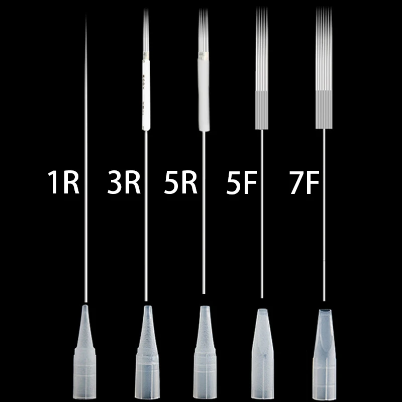Disposable Sterilized Tattoo Needles and Needle Tips For Eyebrow Pen Machine Permanent Makeup Kit maquillaje profesional | Красота и