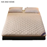 Thicken Lamb velvet fabric Floor tatami mattresses student dormitory Foldable mats King Queen Twin Full Size bed product