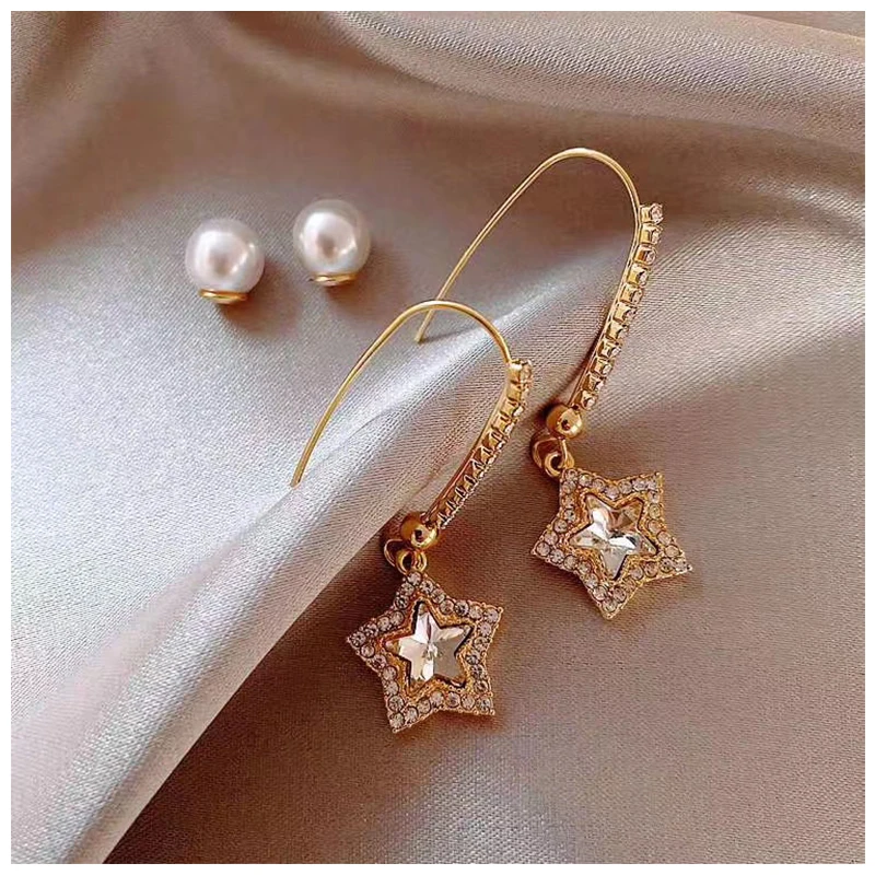 Серьги-гвоздики женские в этническом стиле Винтажные Ювелирные украшения со