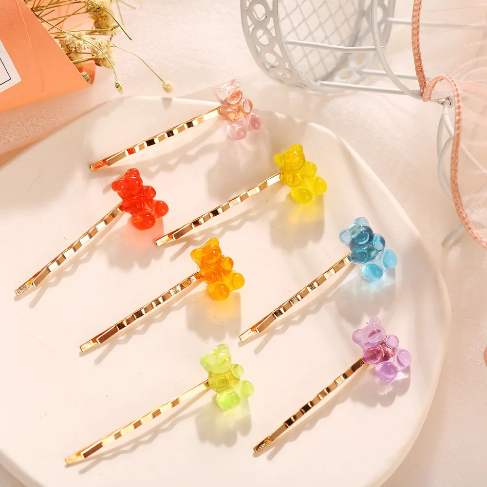 

Wholesale Gummy Bear Long Hair Clips For Women Teens Girls Hair Pins Hairclips Girls Hair Accessories Fashion Jewelry Gifts