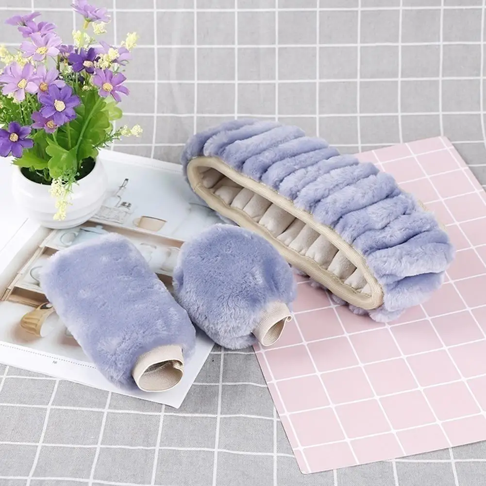 

Universal Anti-Slip Winter Soft Plush Car Steering Wheel Protected Cover Holder