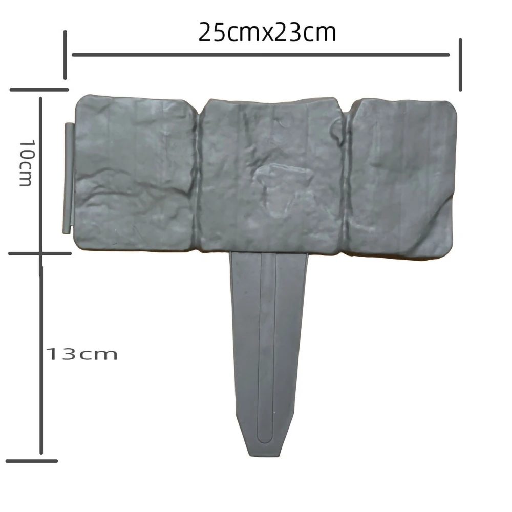Окантовка для газона с эффектом серого камня | растений сада из булыжника